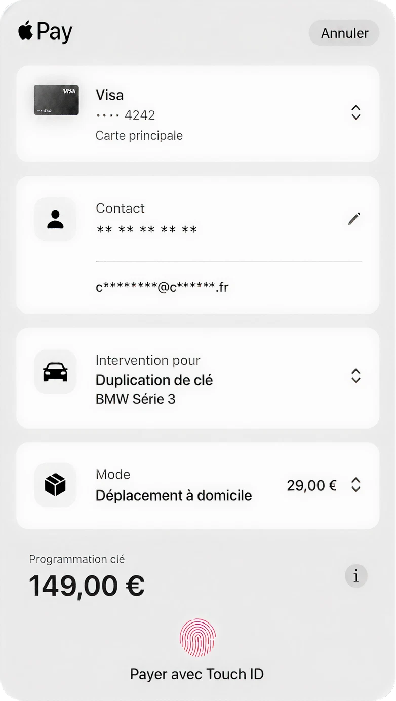 Paiement Apple Pay